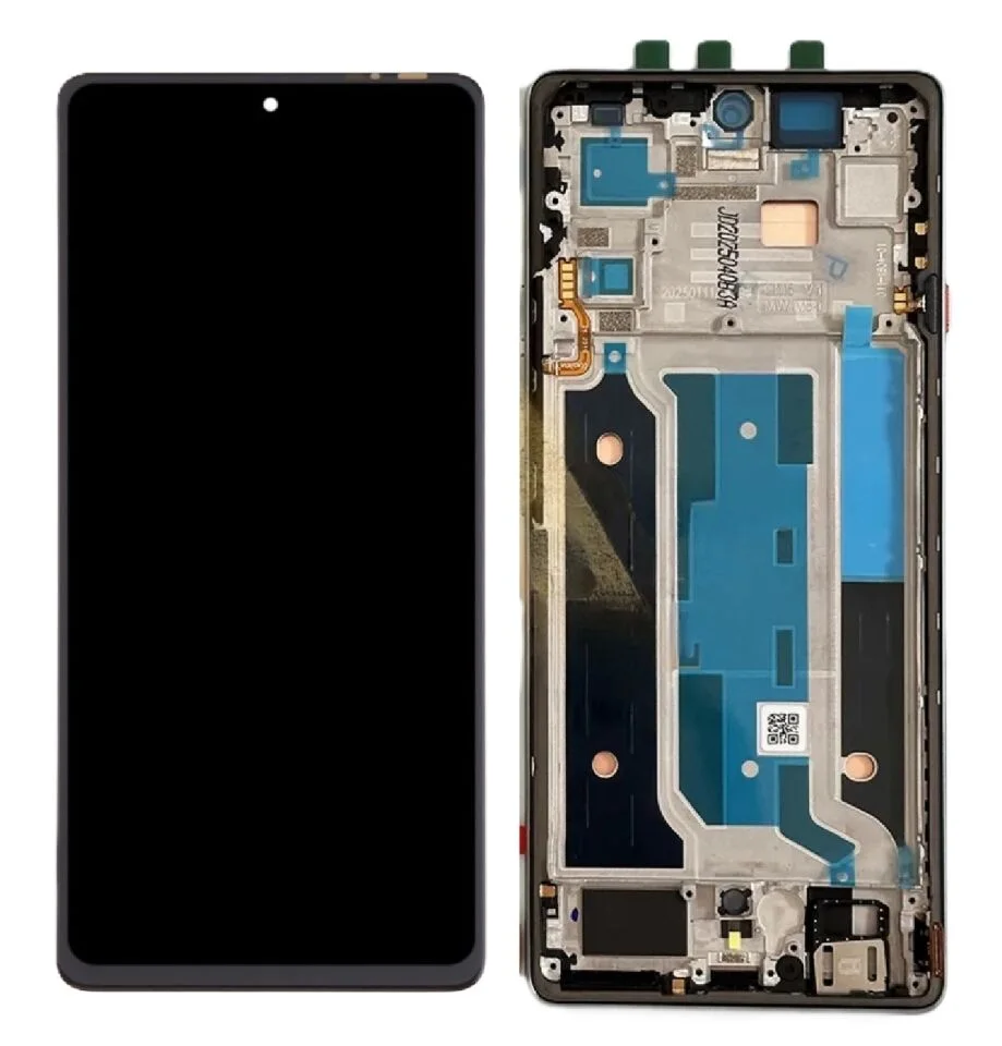 Tecno Note 40 4G Çıtalı Ekran Dokunmatik Siyah SOFT OLED Kalite Ekran