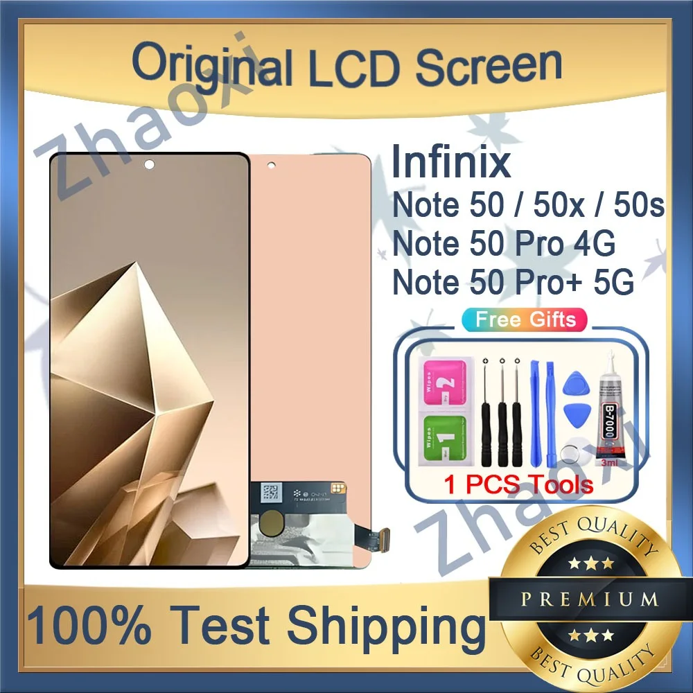 Tecno Note 50S Çıtalı Ekran Dokunmatik Silver SOFT OLED Kalite Ekran