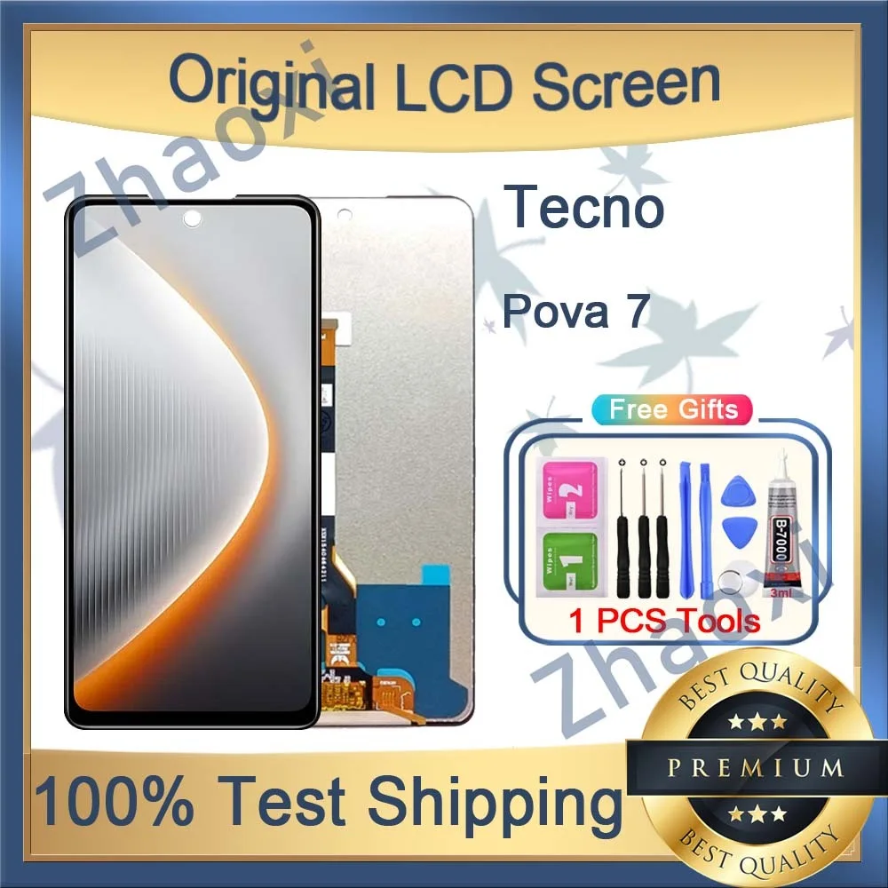 Tecno Pova 5G Ekran Dokunmatik Orijinal Çıtasız Ürün (Çerçevesiz)