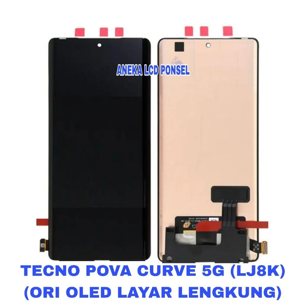 Tecno Pova Curve 5G Ekran Dokunmatik SOFT OLED Kalite Ekran Çıtasız (Çerçevesiz)