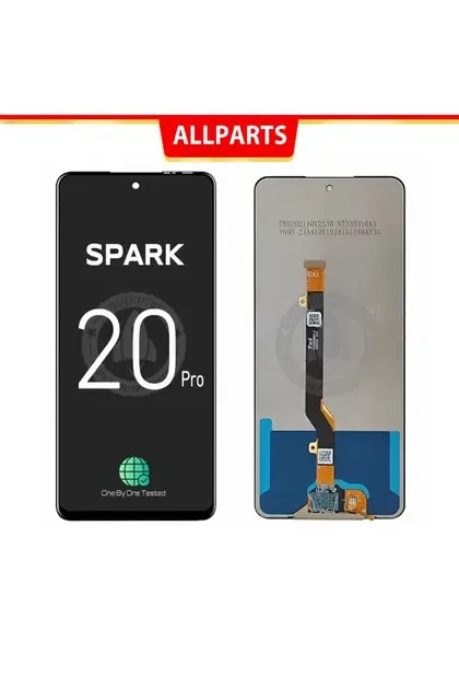 Tecno Spark 20 Pro Ekran Dokunmatik Orijinal Çıtasız Ürün (Çerçevesiz)