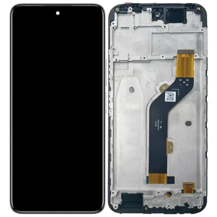 Tecno Spark 7 Wf/Spark 7T Çıtalı Ekran Dokunmatik Siyah Orijinal