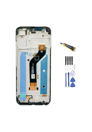 Tecno Spark 8C Ekran Dokunmatik Orijinal Çıtasız Ürün (Çerçevesiz)