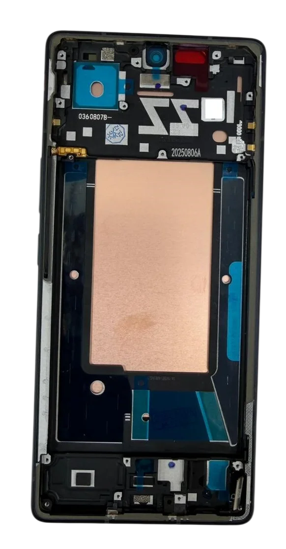Tecno X6855 / inf Note 50 Pro Çıtalı Ekran Dokunmatik Silver Orijinal