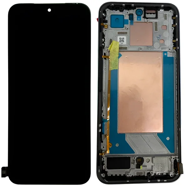 Tecno X6873 / Gt 30 Pro Çıtalı Ekran Dokunmatik Silver SOFT OLED Kalite Ekran