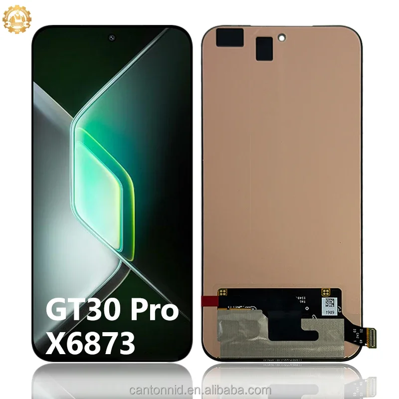 Tecno X6873 / Gt 30 Pro Çıtalı Ekran Dokunmatik Yesil SOFT OLED Kalite Ekran