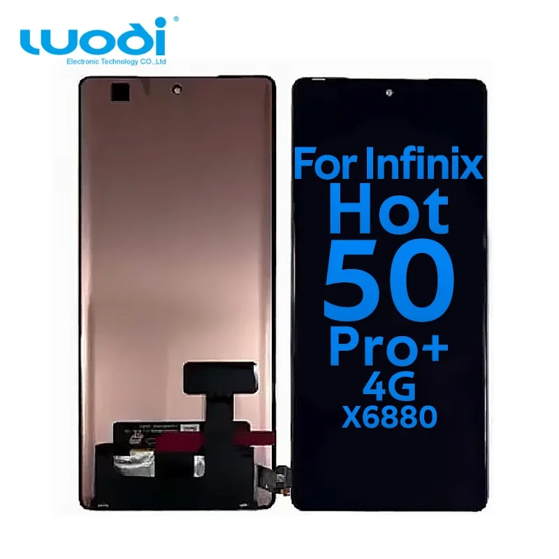 Tecno X6880 /ht 50 Pro Plus Çıtalı Ekran Dokunmatik Siyah SOFT OLED Kalite Ekran