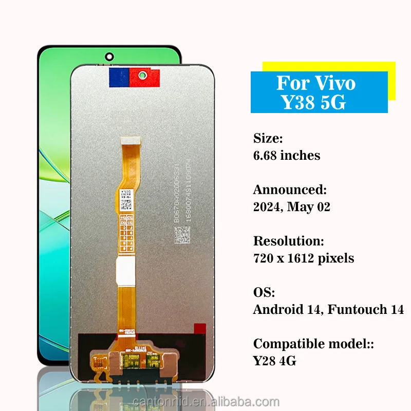 Vivo Y28 4G Ekran Dokunmatik Orijinal Çıtasız Ürün (Çerçevesiz)