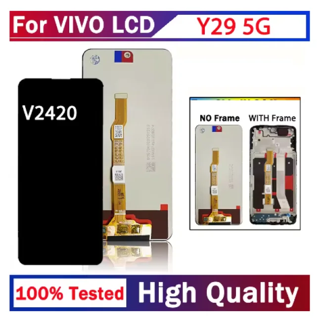 Vivo Y29t Ekran Dokunmatik Orijinal Çıtasız Ürün (Çerçevesiz)