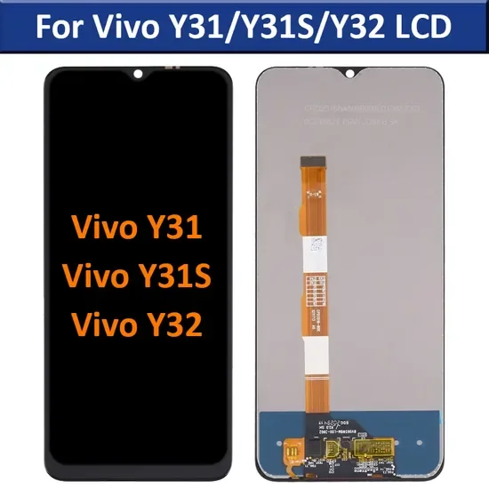 Vivo Y32 Ekran Dokunmatik Orijinal Çıtasız Ürün (Çerçevesiz)
