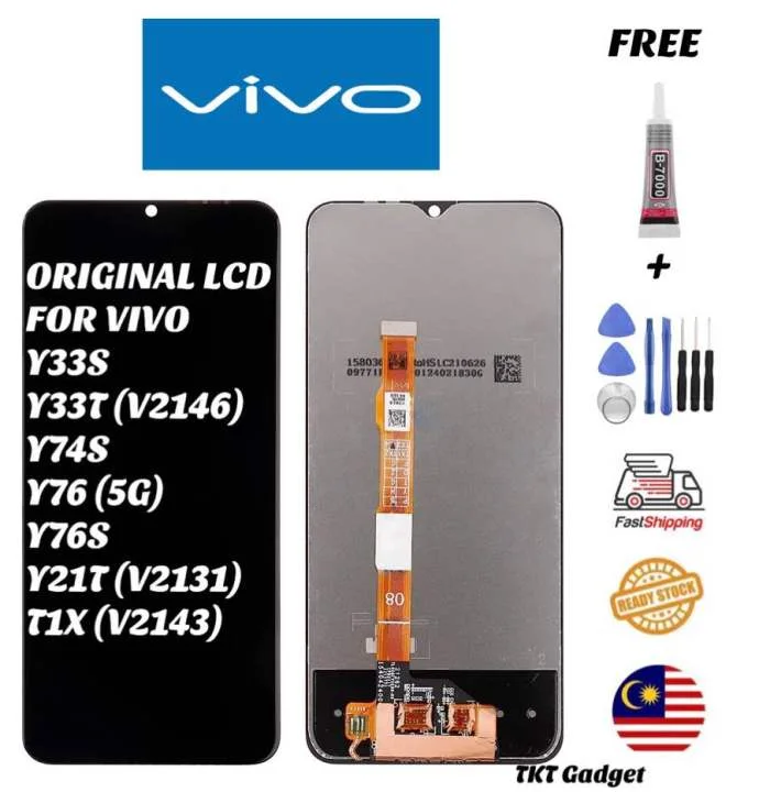 Vivo Y33t Ekran Dokunmatik Orijinal Çıtasız Ürün (Çerçevesiz)