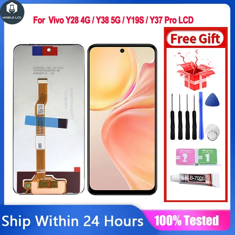Vivo Y37 Pro Ekran Dokunmatik Orijinal Çıtasız Ürün (Çerçevesiz)