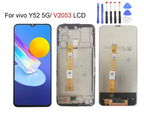 Vivo Y52 5G Ekran Dokunmatik Orijinal Çıtasız Ürün (Çerçevesiz)
