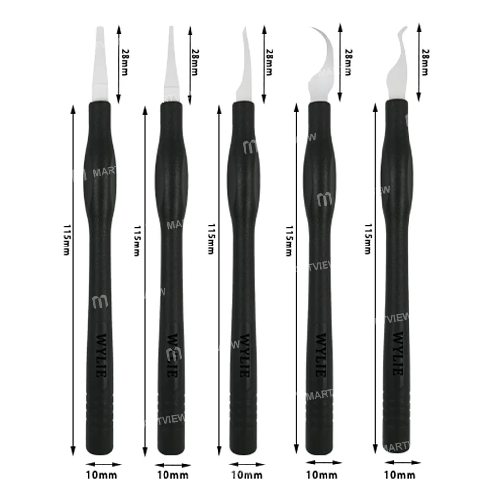 Wylie WL-363 5’i 1 arada Entegre Tamir Alet Seti: Kesme / Yapıştırıcı Sökme / Sökme