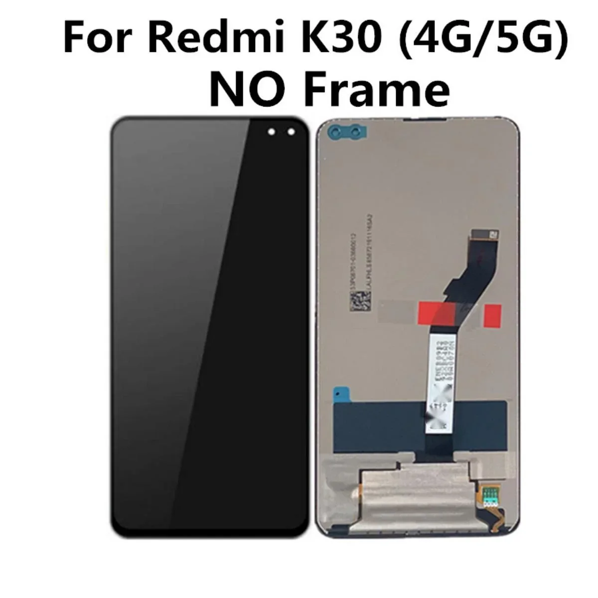 Xiaomi K30i Ekran Dokunmatik Orijinal Çıtasız Ürün (Çerçevesiz)