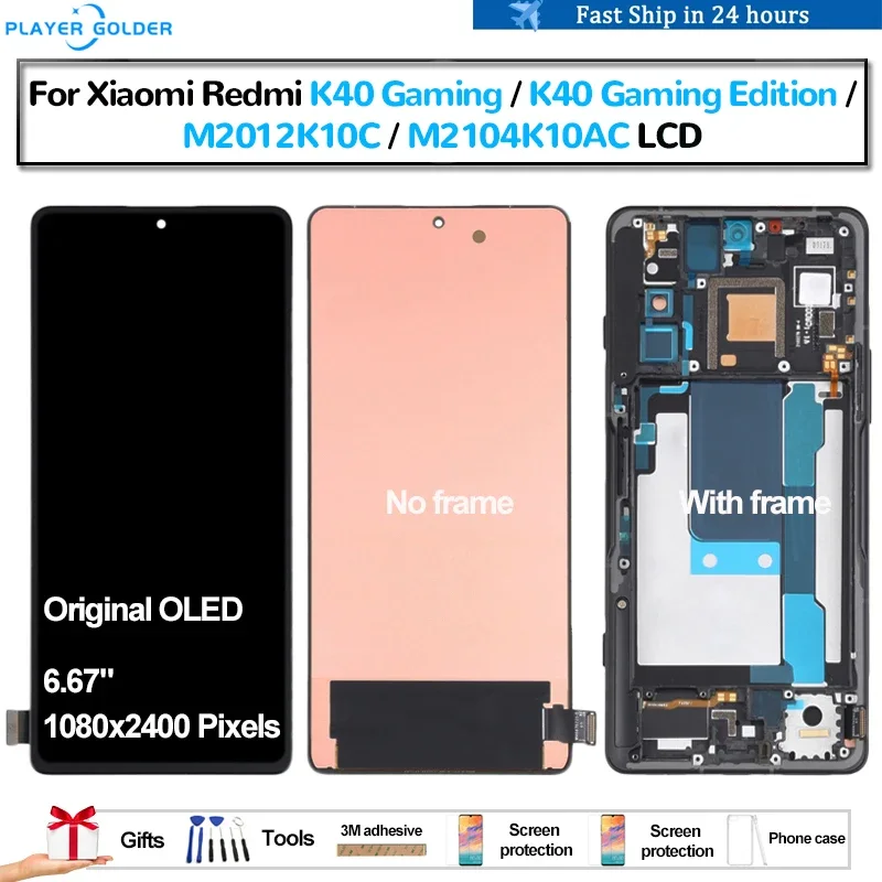 Xiaomi K40 Ekran Dokunmatik OLED Çıtasız (Çerçevesiz)
