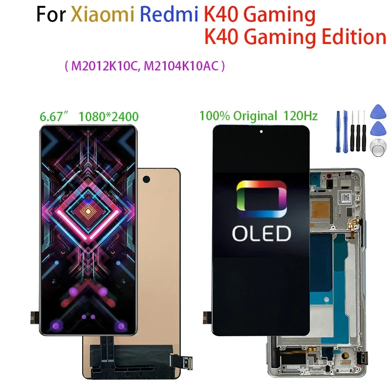 Xiaomi K40 Gaming Ekran Dokunmatik SOFT OLED Kalite Ekran Çıtasız (Çerçevesiz)