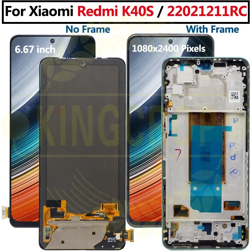 Xiaomi K40s Ekran Dokunmatik OLED Çıtasız (Çerçevesiz)