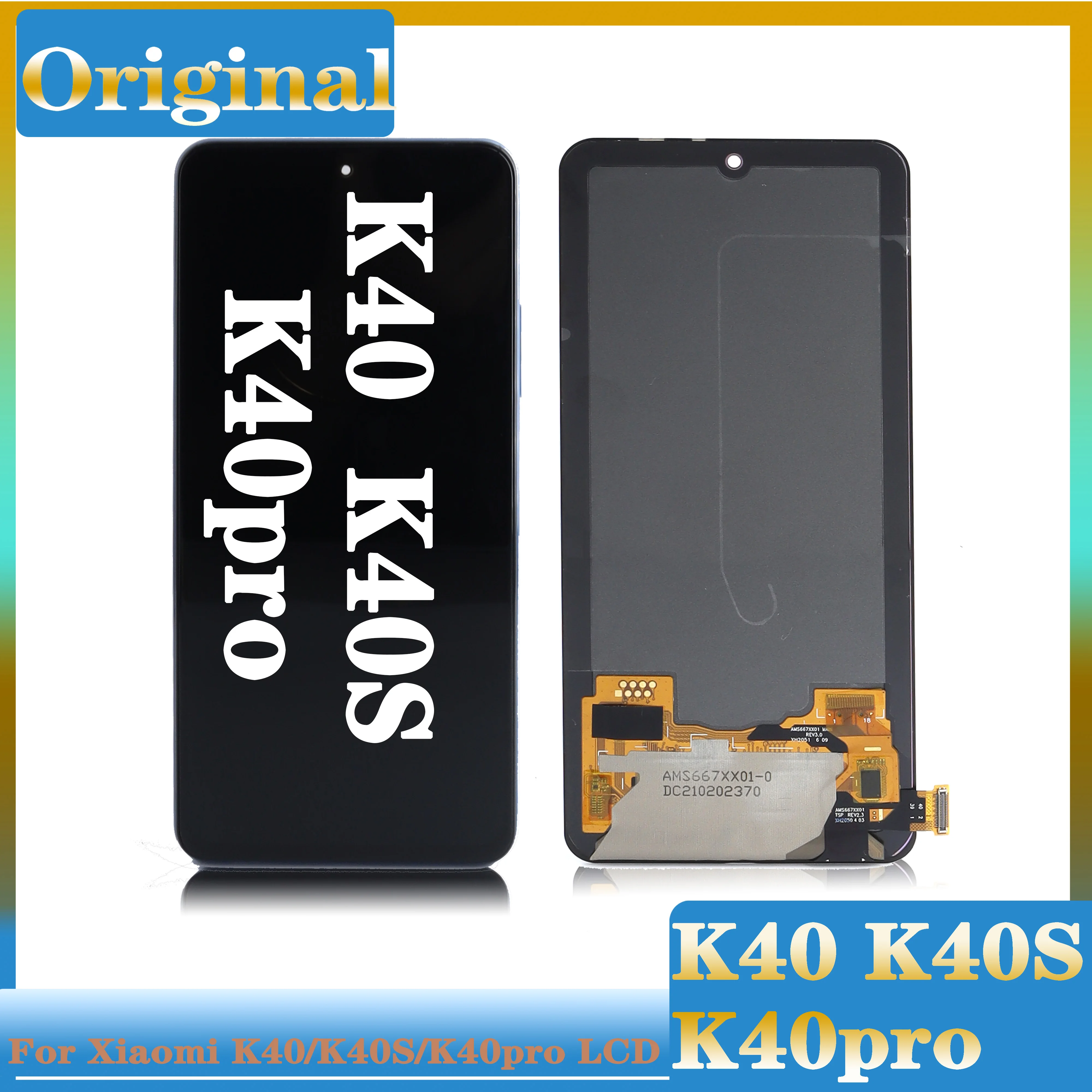 Xiaomi K40s Ekran Dokunmatik OLED Çıtasız (Çerçevesiz)