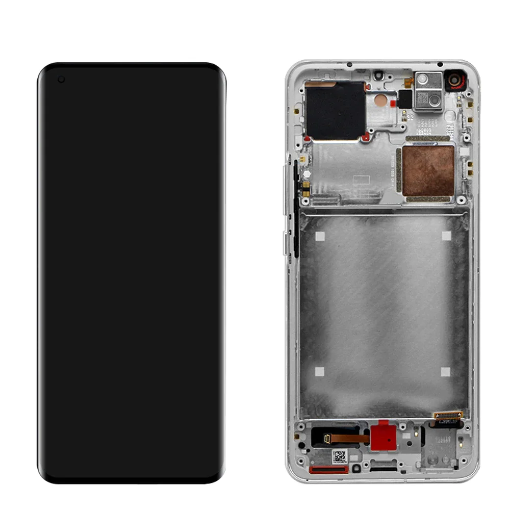 Xiaomi Mi 11 Ultra Çıtalı Ekran Dokunmatik Siyah SOFT OLED Kalite Ekran