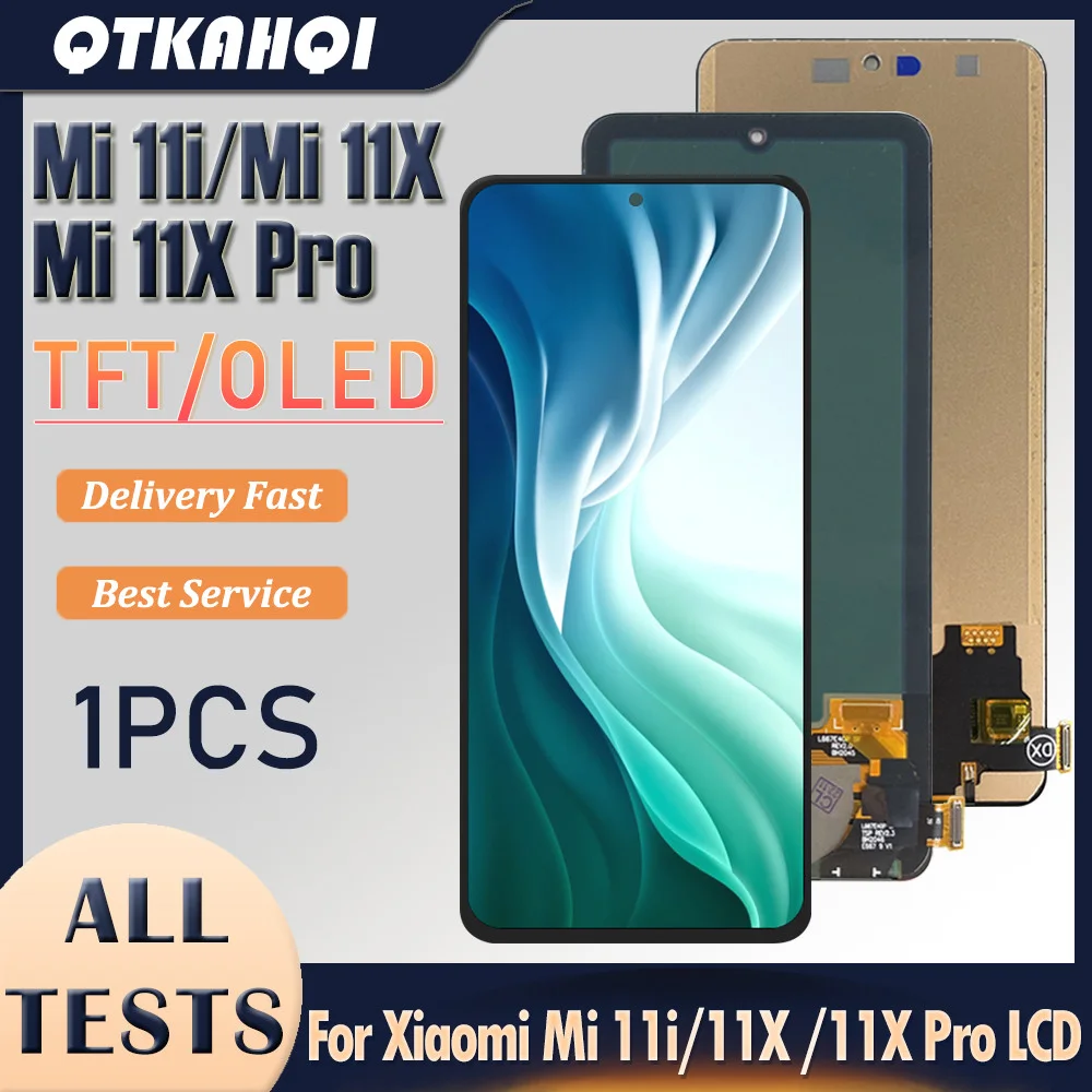 Xiaomi Mi 11I Ekran Dokunmatik OLED Çıtasız (Çerçevesiz)