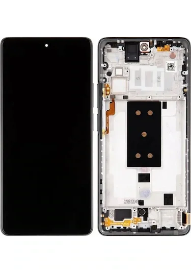 Xiaomi Mi 11T Çıtalı Ekran Dokunmatik Siyah SOFT OLED Kalite Ekran