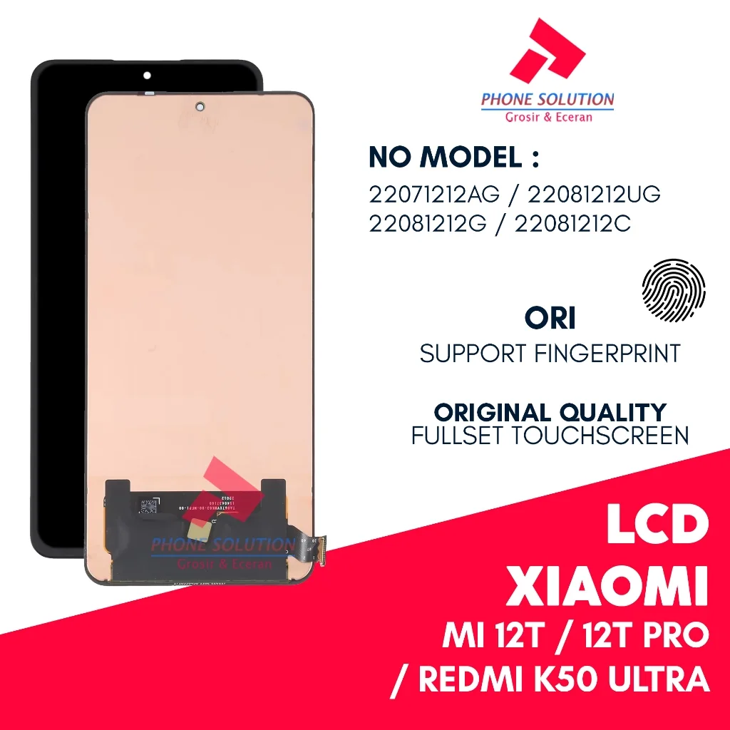 Xiaomi Mi 12T Ekran Dokunmatik A Plus Kalite Ürün Çıtasız (Çerçevesiz)