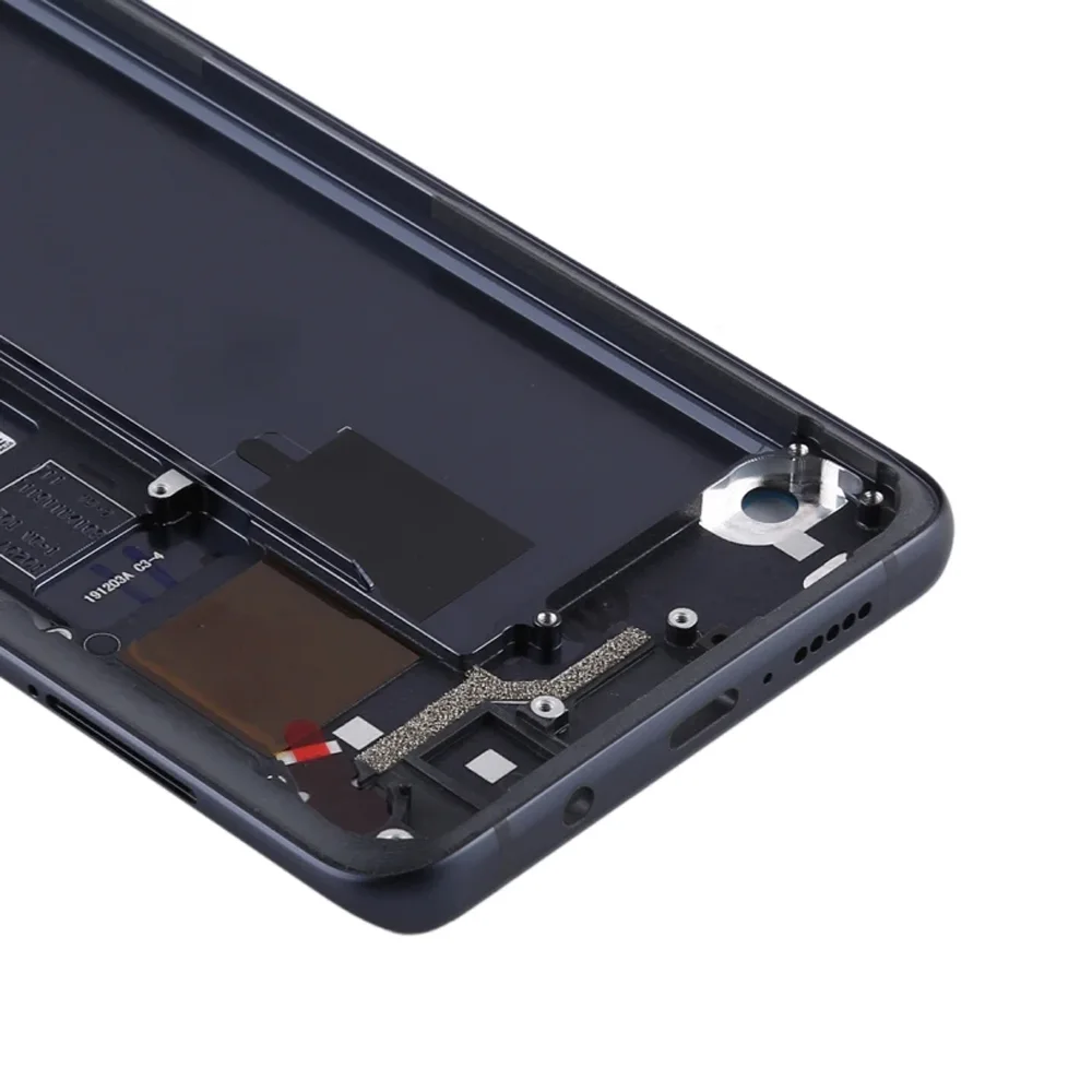 Xiaomi Mi Note 10 Lite Çıtalı Ekran Dokunmatik Siyah SOFT OLED Kalite Ekran