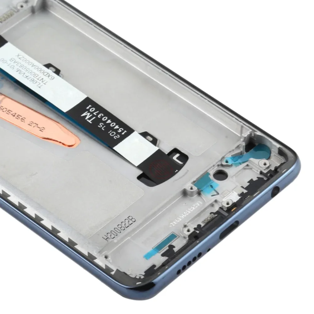 Xiaomi Poco X3 Çıtalı Ekran Dokunmatik Mavi Orijinal