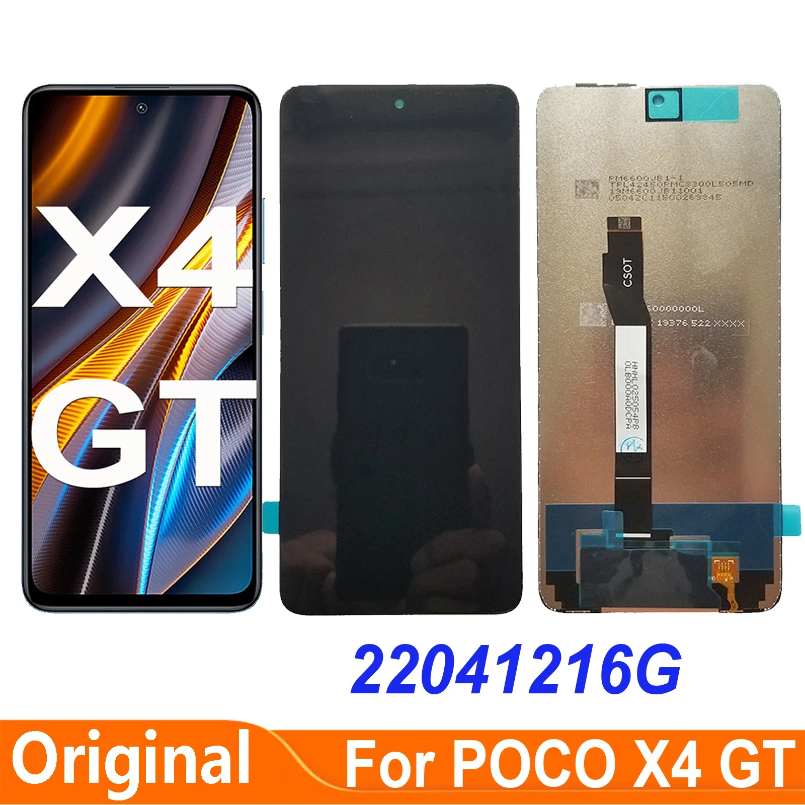 Xiaomi Poco X4 Gt Ekran Dokunmatik Orijinal Çıtasız Ürün (Çerçevesiz)