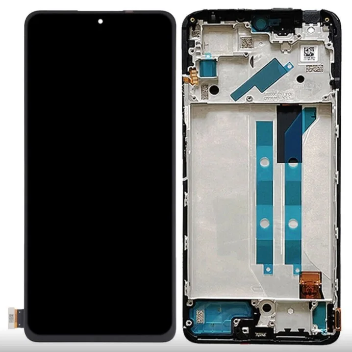 Xiaomi Poco X4 Pro Çıtalı Ekran Dokunmatik Siyah OLED