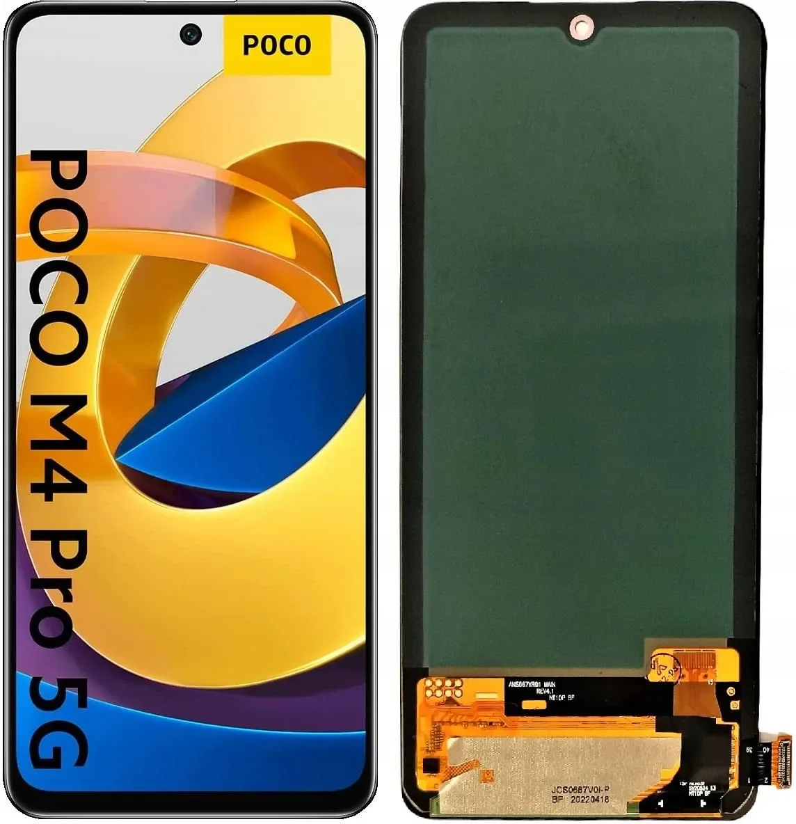 Xiaomi Poco X4 Pro Ekran Dokunmatik OLED 667MM Çıtasız (Çerçevesiz)