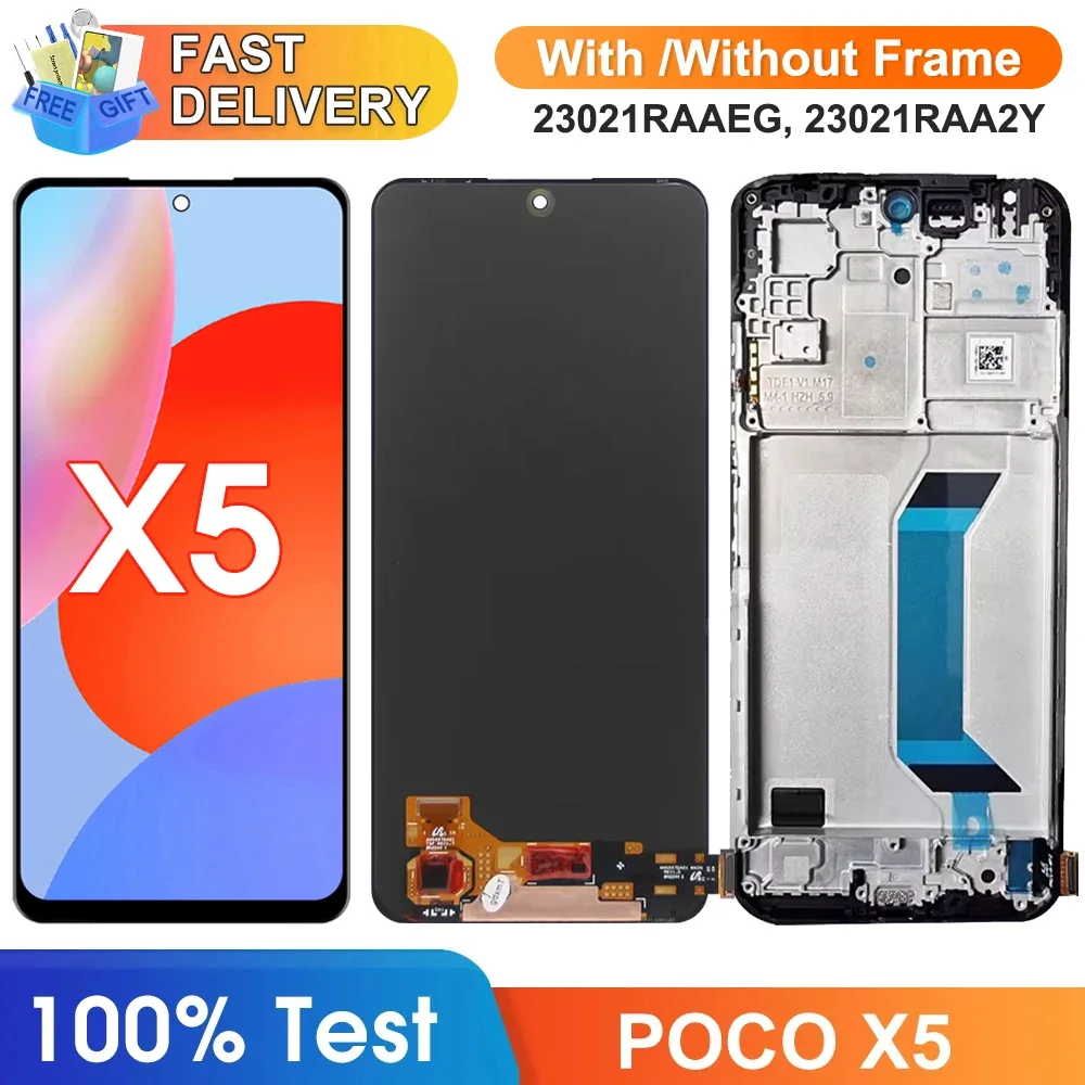 Xiaomi Poco X5 Ekran Dokunmatik A Plus Kalite Ürün Çıtasız (Çerçevesiz)