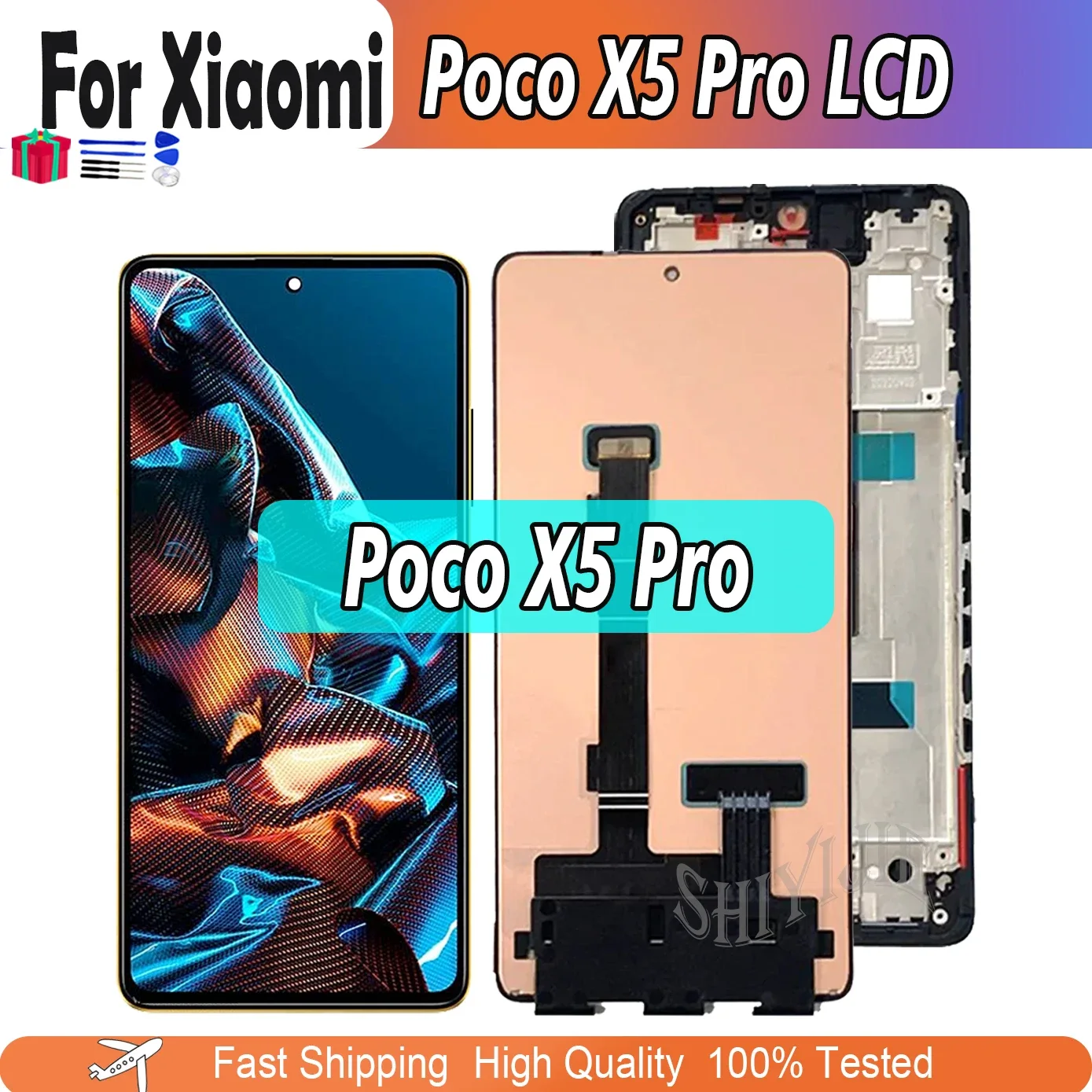 Xiaomi Poco X5 Pro 5G Ekran Dokunmatik A Plus Kalite Ürün Çıtasız (Çerçevesiz)