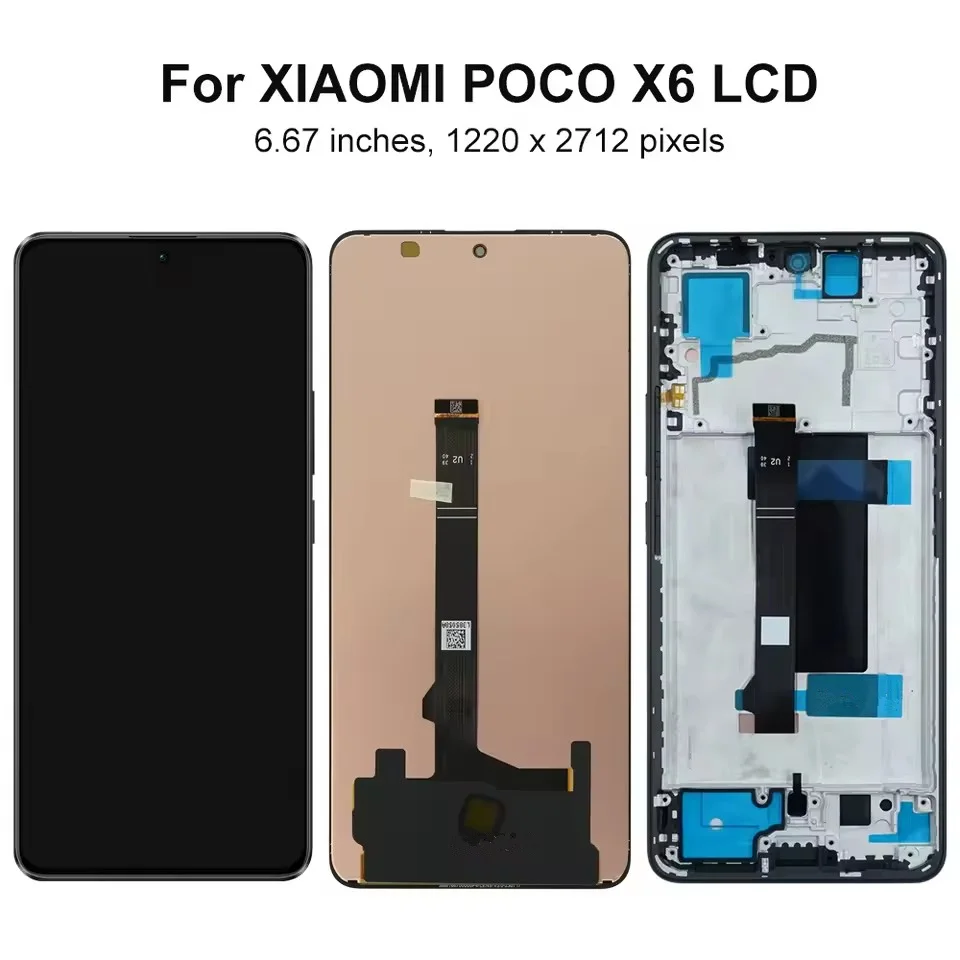 Xiaomi Poco X6 Ekran Dokunmatik A Plus Kalite Ürün Çıtasız (Çerçevesiz)