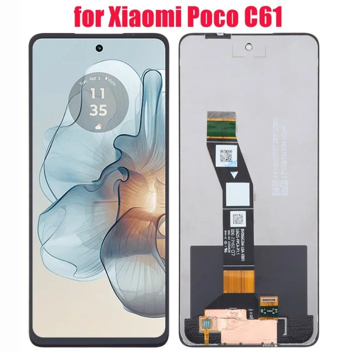 Xiaomi Pococo C61 Çıtalı Ekran Dokunmatik Siyah Orijinal