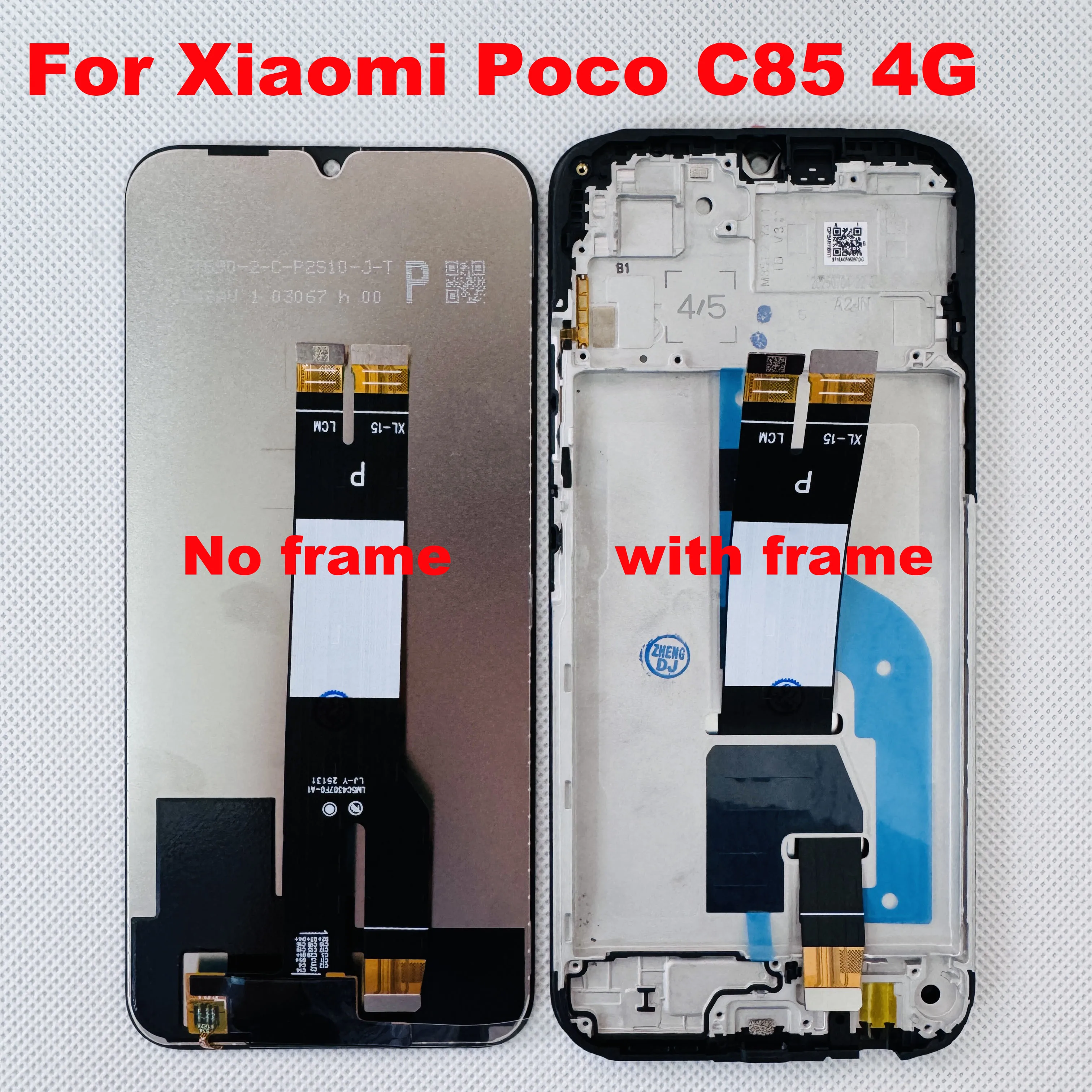 Xiaomi Pococo C85 Ekran Dokunmatik Orijinal Çıtasız Ürün (Çerçevesiz)