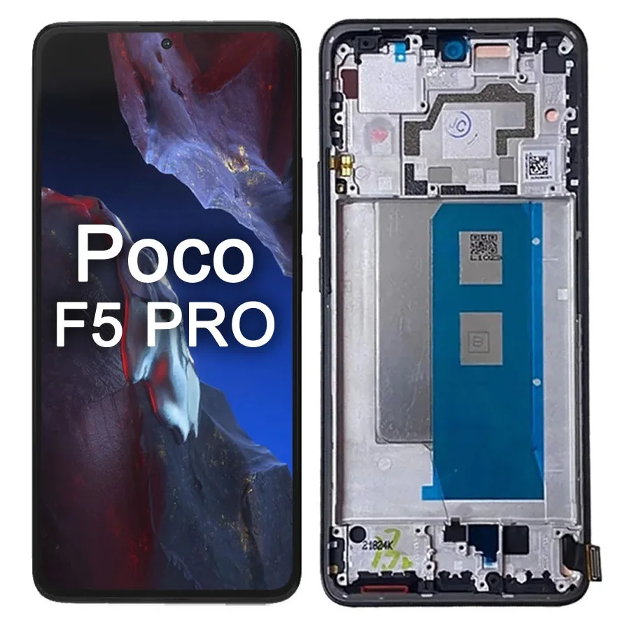 Xiaomi Pococo F5 Pro Ekran Dokunmatik SOFT OLED Kalite Ekran Çıtasız (Çerçevesiz)