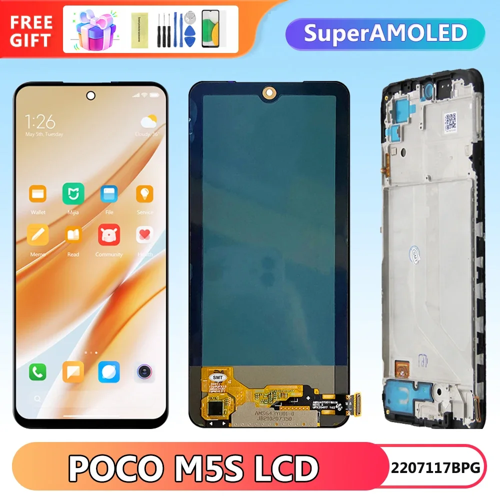 Xiaomi Pococo M5s Ekran Dokunmatik A Plus Kalite Ürün Çıtasız (Çerçevesiz)
