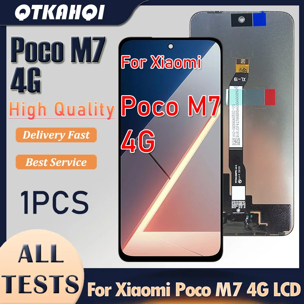 Xiaomi Pococo M7 4G Ekran Dokunmatik Orijinal Çıtasız Ürün (Çerçevesiz)