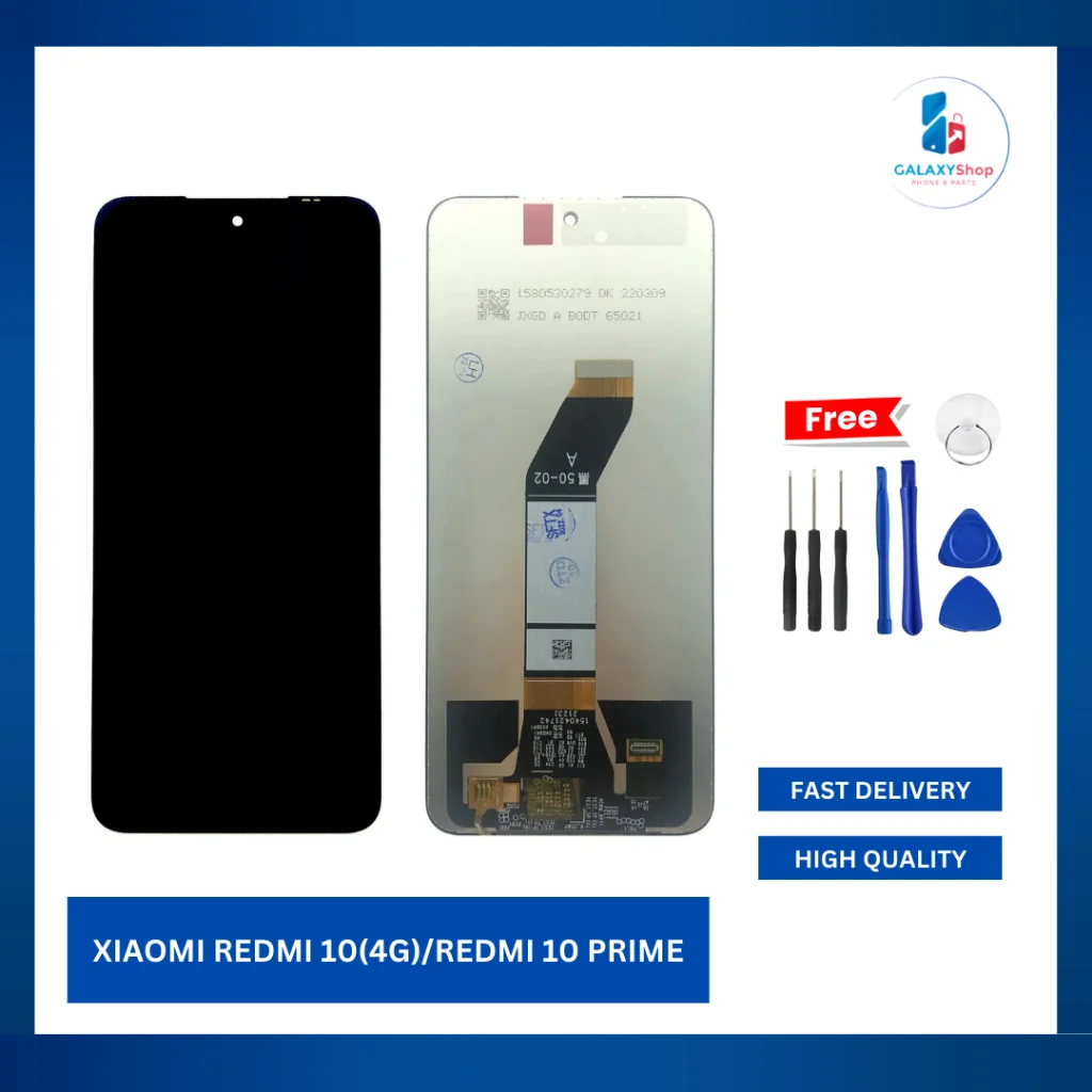 Xiaomi Redmi 10 Prime 4G Ekran Dokunmatik Orijinal Çıtasız Ürün (Çerçevesiz)