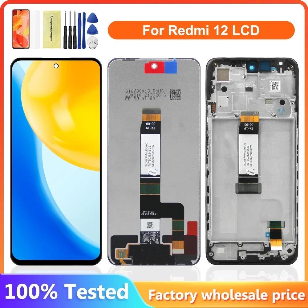 Xiaomi Redmi 12 5G Ekran Dokunmatik Orijinal Çıtasız Ürün (Çerçevesiz)