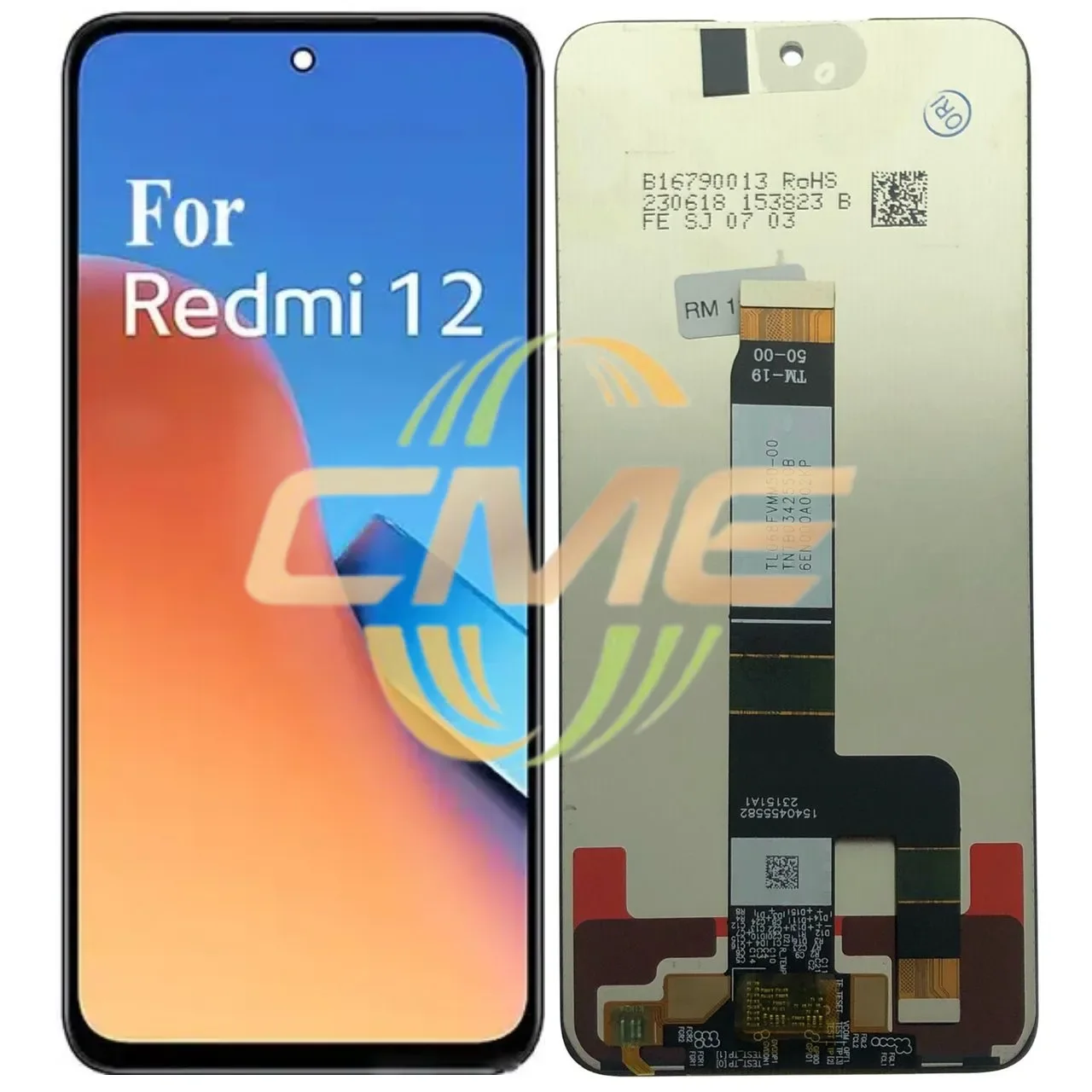 Xiaomi Redmi 12 Ekran Dokunmatik Orijinal Çıtasız Ürün (Çerçevesiz)