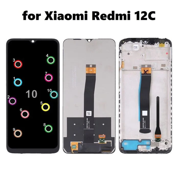 Xiaomi Redmi 12C Ekran Dokunmatik Orijinal Çıtasız Ürün (Çerçevesiz)