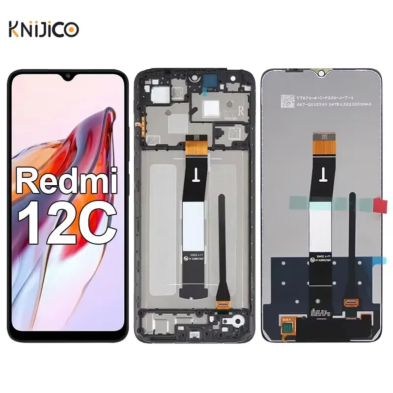Xiaomi Redmi 12C Ekran Dokunmatik Orijinal Çıtasız Ürün (Çerçevesiz)