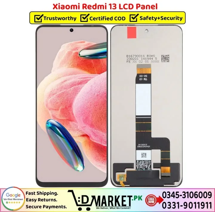 Xiaomi Redmi 13 Ekran Dokunmatik Orijinal Çıtasız Ürün (Çerçevesiz)