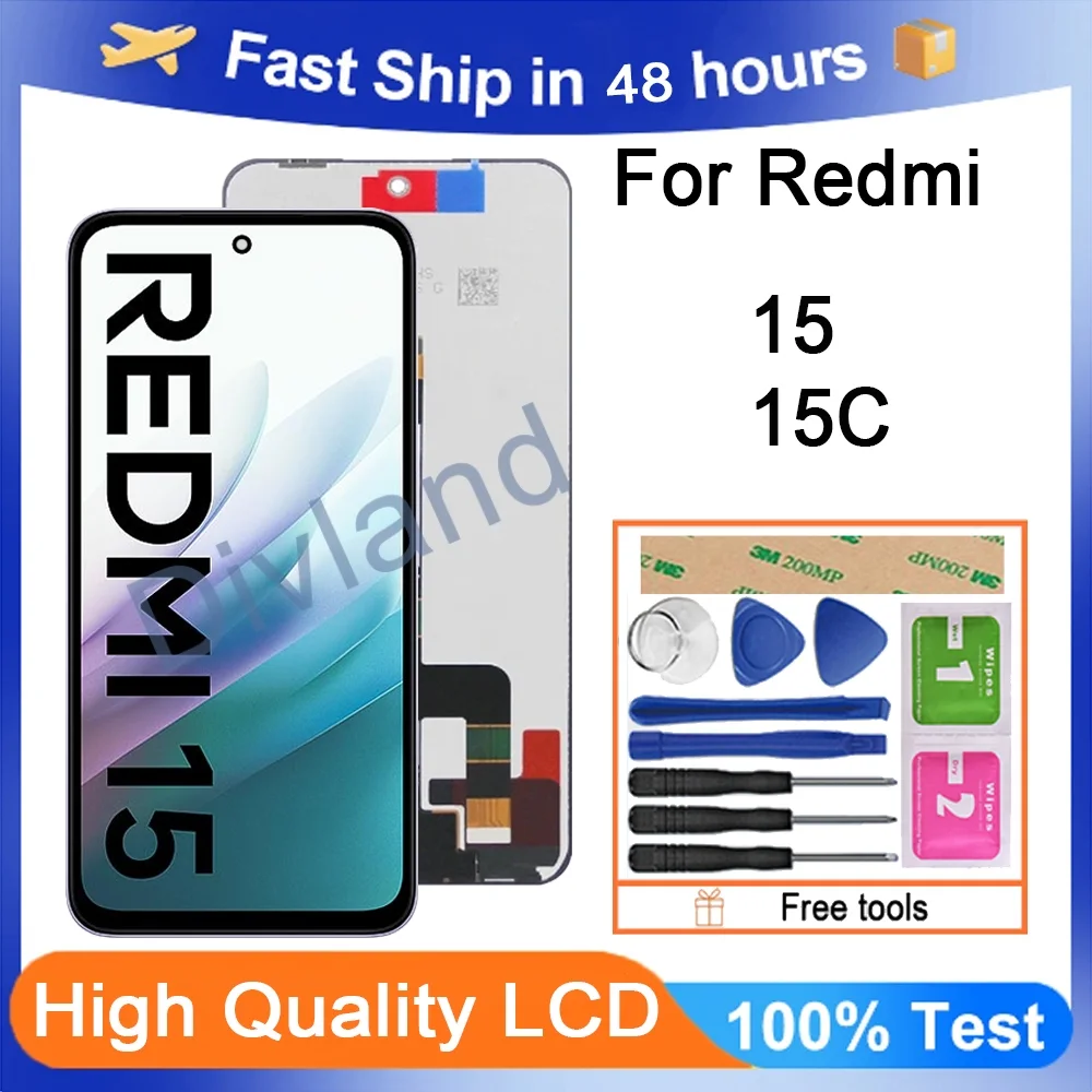 Xiaomi Redmi 15 5G Ekran Dokunmatik Orijinal Çıtasız Ürün (Çerçevesiz)