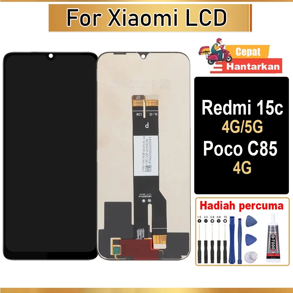 Xiaomi Redmi 15 5G Ekran Dokunmatik Orijinal Çıtasız Ürün (Çerçevesiz)