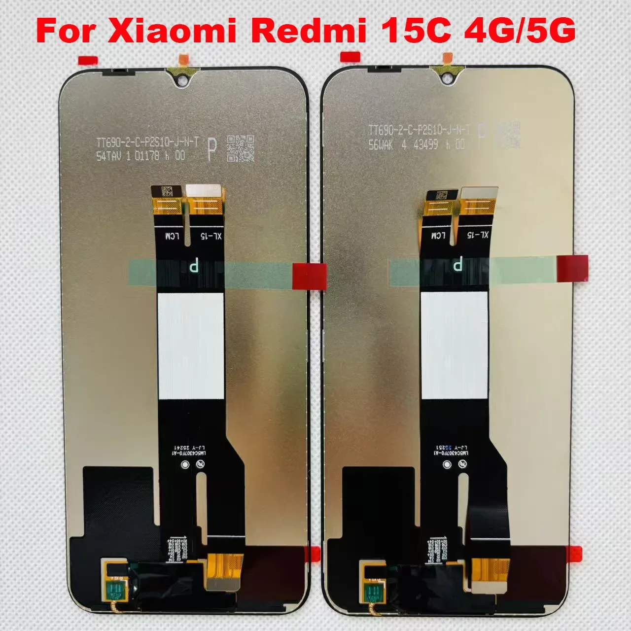 Xiaomi Redmi 15C Ekran Dokunmatik Orijinal Çıtasız Ürün (Çerçevesiz)