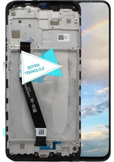 Xiaomi Redmi 9 Çıtalı Ekran Dokunmatik Siyah Orijinal